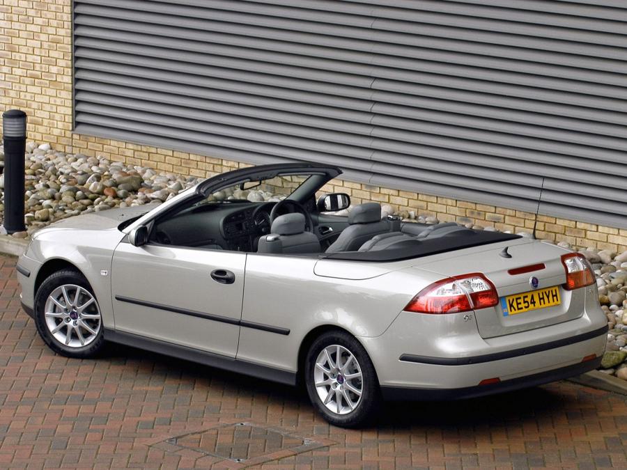  Saab 9-3 1.8t Convertible 2003 года  (UK) (фото 6 из 12)